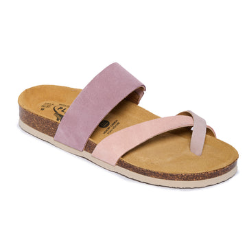 Plakton Flat Sandal – Bloom Salmon Pink Violet